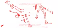BEQUILLE pour Honda CB 125 TWIN de 1990