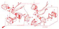 CLIGNOTANT pour Honda CB 125 TWIN de 1990