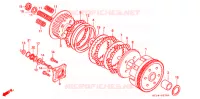 EMBRAYAGE pour Honda CB 125 TWIN de 1990