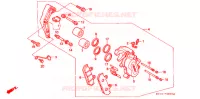 ETRIER DE FREIN AVANT pour Honda CB 125 TWIN de 1990