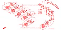 FEUX AVANT pour Honda CB 125 TWIN de 1990