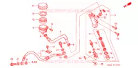 MAITRE CYLINDRE DE FREIN ARRIERE (CB1300/F/F1/S) pour Honda CB 1300 SUPER FOUR de 2003
