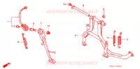 BEQUILLE pour Honda CB 1300 SUPER FOUR de 2004