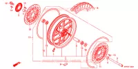 ROUE AVANT pour Honda CB 1300 SUPER BOL DOR ABS WHITE de 2014