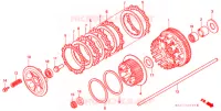 EMBRAYAGE pour Honda CB X4 1300 LD de 2003