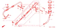 MAITRE CYLINDRE DE FREIN ARRIERE pour Honda CB X4 1300 LD de 2003