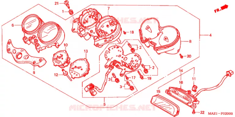 COMPTEUR Honda MOTO 1300 CB 2003  CB1300DC3