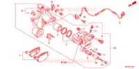 ETRIER DE FREIN ARRIERE pour Honda CB 1300 SUPER BOL DOR ABS SE de 2013