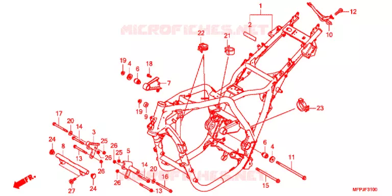 CADRE Honda MOTO 1300 CB 2016  CB1300SADG