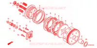 EMBRAYAGE pour Honda CB 250 NIGHTHAWK de 2008