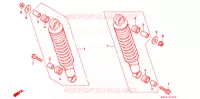 AMORTISSEUR ARRIERE pour Honda CB 250 NIGHTHAWK de 1991