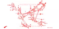 CADRE pour Honda CB 250 NIGHTHAWK de 1991