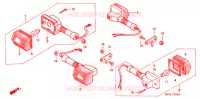 CLIGNOTANT pour Honda CB 250 NIGHTHAWK de 1991