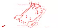 COUVERCLES LATERAUX pour Honda CB 250 NIGHTHAWK de 1991