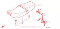 SELLE pour Honda CB 250 NIGHTHAWK de 1991