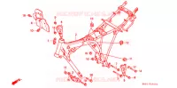 CADRE pour Honda CB 250 NIGHTHAWK de 1993