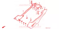 COUVERCLES LATERAUX pour Honda CB 250 NIGHTHAWK de 1993