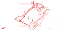 COUVERCLES LATERAUX pour Honda CB 250 NIGHTHAWK de 1993