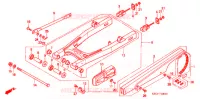 BRAS OSCILLANT pour Honda CB 250 NIGHTHAWK de 1996