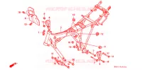 CADRE pour Honda CB 250 NIGHTHAWK de 1996
