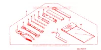 OUTIL pour Honda CB 250 NIGHTHAWK de 1996