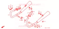 SILENCIEUX D'ECHAPPEMENT pour Honda CB 250 NIGHTHAWK de 1996