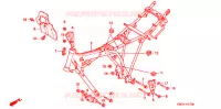 CADRE pour Honda CB 250 NIGHTHAWK de 2000