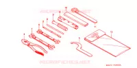 OUTIL pour Honda CB 250 NIGHTHAWK de 2000