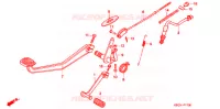 PEDALE pour Honda CB 250 NIGHTHAWK de 2000