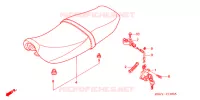 SELLE pour Honda CB 250 NIGHTHAWK de 2000