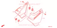 COUVERCLES LATERAUX pour Honda CB 400 SUPER FOUR TYPE III de 2009