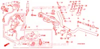 GUIDON   TE DE FOURCHE pour Honda CB 400 SUPER FOUR TYPE III de 2009
