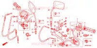 LEVIER DE GUIDON   CABLE   COMMODO pour Honda CB 400 SUPER FOUR TYPE III de 2009