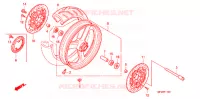 ROUE AVANT pour Honda CB 400 SUPER FOUR TYPE III de 2009