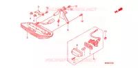 FEU ARRIERE pour Honda CB 400 SUPER FOUR ABS de 2010