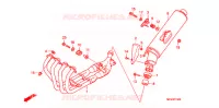 SILENCIEUX D'ECHAPPEMENT pour Honda CB 400 SUPER FOUR ABS de 2010
