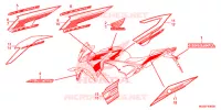 AUTOCOLLANTS pour Honda CB 400 de 2014