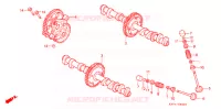 ARBRE A CAME   SOUPAPE pour Honda CB 400 F CB1 de 1989