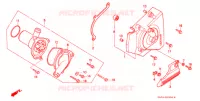 CARTER ARRIERE GAUCHE pour Honda CB 400 F CB1 de 1989