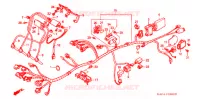 FAISCEAU DES FILS pour Honda CB 400 F CB1 de 1989