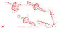 ARBRE A CAME   SOUPAPE pour Honda CB 400 F CB1 de 1990