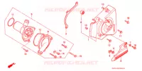 CARTER ARRIERE GAUCHE pour Honda CB 400 F CB1 de 1990