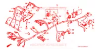 FAISCEAU DES FILS pour Honda CB 400 F CB1 de 1990