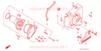 CARTER ARRIERE GAUCHE pour Honda CB 400 F CB1 de 1990