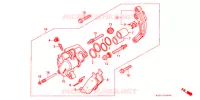 ETRIER DE FREIN AVANT pour Honda CB 400 F CB1 de 1990