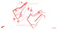 COUVERCLES LATERAUX pour Honda CB 400 SUPER FOUR de 2017
