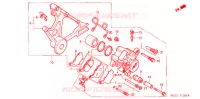 ETRIER DE FREIN ARRIERE pour Honda CB 400 SUPER FOUR DRIVING SHOOL de 2011