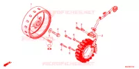 ALTERNATEUR pour Honda CB 400 X de 2016