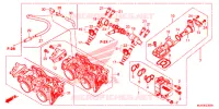 CORPS DE PAPILLON pour Honda CB 400 X de 2016