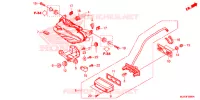 FEU ARRIERE pour Honda CB 400 X de 2016